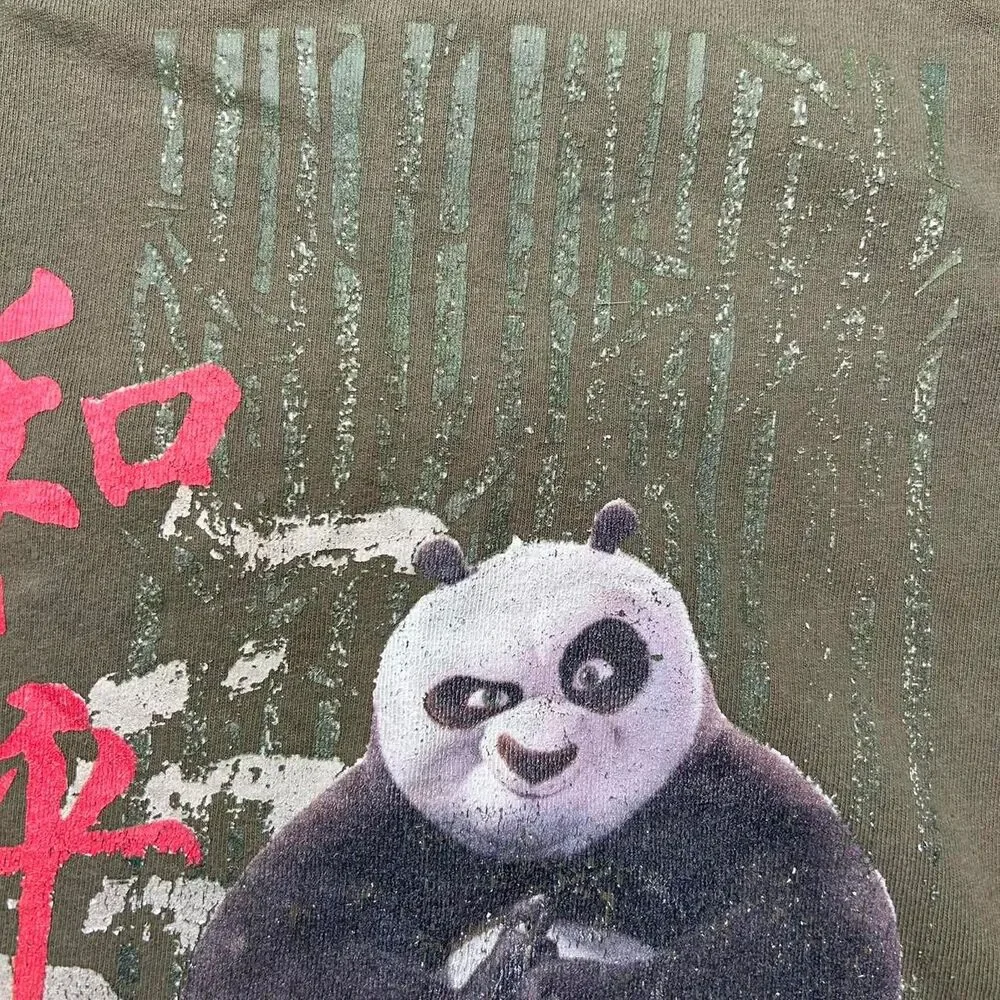 vintage Y2K 2000s retro Kung Fu Panda 2008 long sleeve shirt 4t